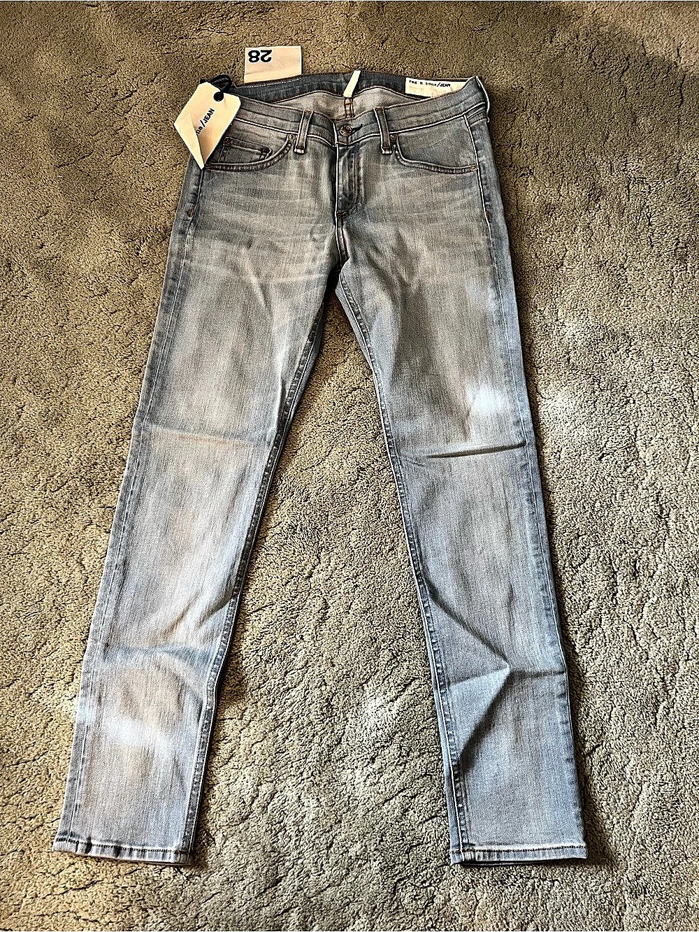 Nwt rag & bone Capri Straight Skinny Leg Jeans
